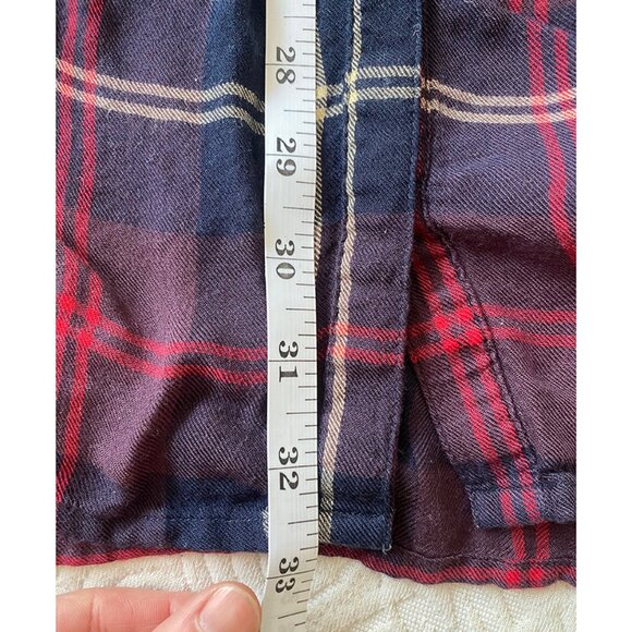 Jack Wills Plaid Shirt Dress – Navy/Burgundy – Size US 4 / Small - Picture 6 of 7